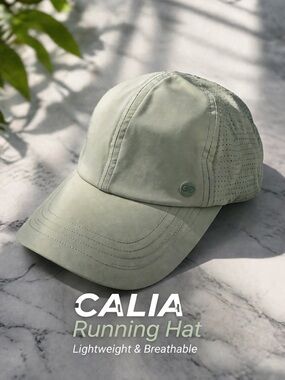 CALIA Women’s Running Hat Adjustable Cap Sage Green Lightweight Breathabl